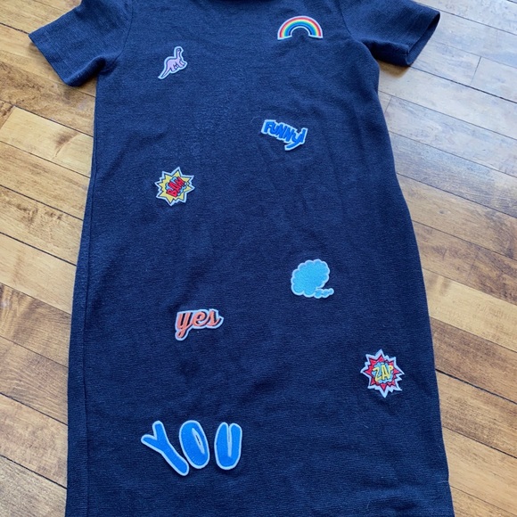 ZARA Fall/Winter Collection Patchwork Dress - Picture 2 of 3